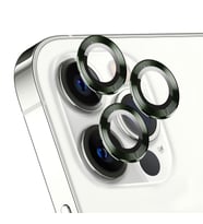 Microsonic Apple iPhone 14 Pro Max Tekli Kamera Lens Koruma Camı Koyu Yeşil