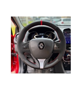 Clio 4 Faz 1 2014-2017 Araca Özel Direksiyon Kılıfı (ARACINIZIN DİREKSİYONUYLA TEYİT EDİNİZ)