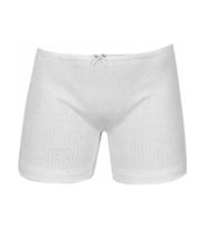 Berrak Kız Çocuk Boxer Külot 5546 - 6 Adet (Beyaz)