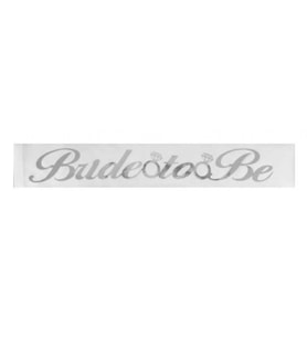 Kuşak Kurdela Brıde To Be Beyaz Gümüş .5 Mt-