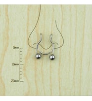 SIKIŞTIRMA ÇİFT TOP ÇELİK SEPTUM PİERCİNG