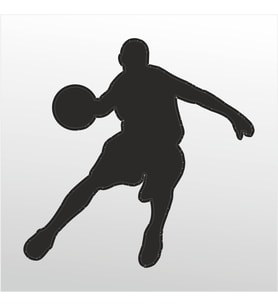 Folyo Sticker Basketbol 130cm Uzunluk (Karışık)