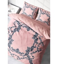 Nevresim Takımı %100 Doğal Pamuk Çift Kişilik 3d Digital Pink Baraque