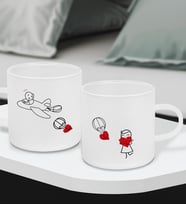 BK Gift Sevgili Tasarımlı 2’li Buzlu Cam Türk Kahvesi Fincanı-1, Sevgiliye Hediye, Arkadaşa Hediye, Anneye Hediye, Ofis Hesiyesi