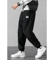 GENIUS STORE  Erkek Eşofman altı Erkek Polar Oversize Polar (Siyah)