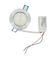 3 WATT LED SPOT TRAFOLU BEYAZ KASA BEYAZ IŞIK (YCE-N3) ( 2 ADET )