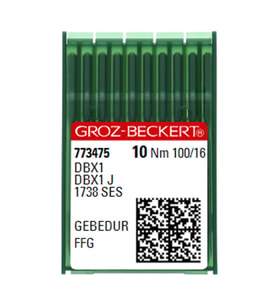 FDM Groz Beckert DBx1 Gebedur Düz Makine İğnesi 16 Numara
