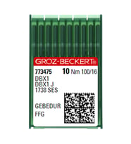 FDM Groz Beckert DBx1 Gebedur Düz Makine İğnesi 16 Numara