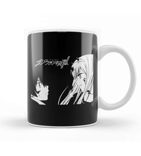 Darling İn The Franxx Anime Art Zero Two Cute Style Kupa Bardak Porselen