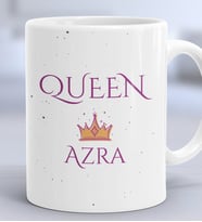 Kişiye Özel Queen Hediye Kupa Bardak Sevgiliye Hediye (Beyaz)