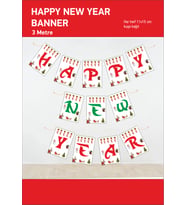 Happy New Year Banner Yılbaşı Yeni Yıl Afiş