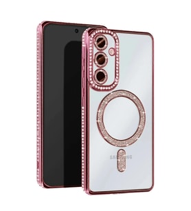 Samsung Galaxy A17 5g Joke Simli Magneticsafe Kılıf - Pembe