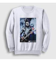 Presmono Unisex Beyaz Wes Borland Guitarist Limp Bizkit Sweatshirt 556340tt