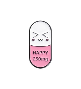PROF HAPPY Yazılı Medikal Broş P0626