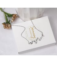 Zirkon Taşlı Paslanmaz Çelik  Yılan Model Kolye (Gümüş)