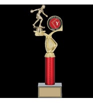 ODAK KUPA - Figürlü Kupalar - Bowling Kadın Figürlü Kupalar FG-016 A - 39 cm