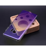 Galaxy S9 Kılıf Parlak Renk Geçişli Kılıf (Mor)