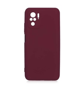 Xiaomi Redmi Note 10S Kılıf Orj Lansman Serisi Pürüzsüz Esnek Kadife İç Kısım (Koyu Mor)