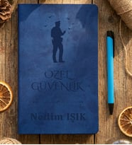 Kişiye Özel Özel Güvenlik Defter  Hediyesi (Mavi)