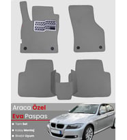 BMW 3 SERİSİ E90 SEDAN (2005-2013) Uyumlu EVA Paspas Tam Set–Araca Özel,Su Geçirmez