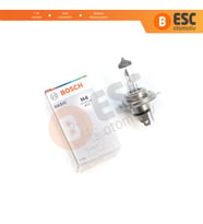 Kısa Uzun Far Sis Lambası için BOSCH BASIC Seri 1987302803 12V 60/55W H4 Halojen Far Ampulü Tırnaklı