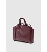 ANNELER GÜNÜNE ÖZEL Deri Bordo shopper Omuz Çantası