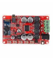 TDA7492P 2x25W Bluetooth Alıcılı Ses Amfi Kırmızı