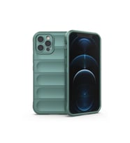 Apple İphone 12 Pro Kılıf Optimum Silikon - Koyu Yeşil