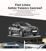 Fiat Linea Parlak Siyah Yalancı Çakma Sahte Sunroof