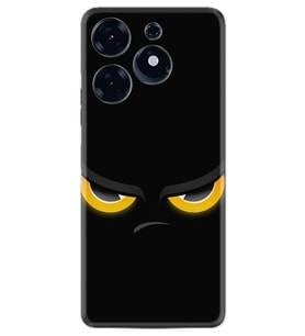 Tecno Spark 10 Pro Kılıf Silikon Desen Özel Seri Black Eyes 1644