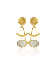Kadir Jewellery 22 Ayar Altın Kaplama Vintage Küpe -El İşçiliği Ve Hipoalerjenik Küpe