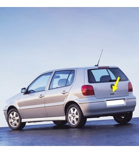 VW Polo HB 2000-2001 Arka Bagaj Kapağı Açma Kolu Tutamak 1J6827565B