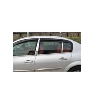 Renault Megane 2 Krom Kapı Direği 4 Parça 2003-2008 Paslanmaz Cam Direği
