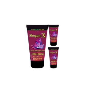 Shogun-X Extra Size Cream 3 Adet 50ml Erkeklere Katılaştırıcı Şekillendirici Süre Uzatıcı Özel Krem