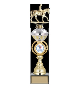 ODAK KUPA - Figürlü Kupalar - At / Binici Figürlü Kupalar FG-066 C - 44 cm