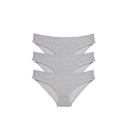 Mulvxbrf Brf02 3 Adet Süper Eko Set Likralı Kadın Slip Külot Gri Mudanis (Mulvix)