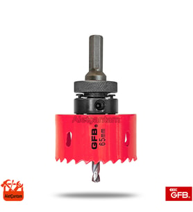 Gfb Bi Metal Panç Metal Testere 102 Mm + Hex Düz Girişli Adaptör