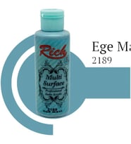 Rich Multi Surface Her Yüzey İçin Akrilik Boya 120 cc. 2189 EGE MAVİ 