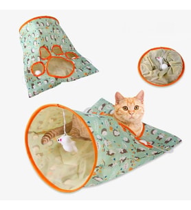 Hışırtılı Kedi Oyun Tüneli Çantası