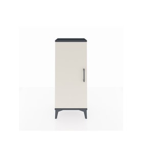 Arges Komodin Tek Kapaklı 44x30x106 Antrasit-Aytaşı