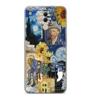 Huawei Mate 20 Lite Uyumlu Baskılı Yumuşak Silikon Şeffaf Telefon Kılıfı