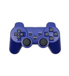 Cosmostech P3 Doubleshock PS3 Playstation 3 için Uyumlu Kablosuz Titreşimli Oyun Kolu Gamepad Joystick Controller Mavi
