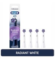 Oral-B iO Radiant White Beyaz Diş Fırçası Yedek Başlığı 4 Adet