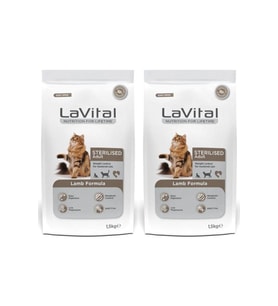 Lavital Sterilised Kuzulu Kısırlaştırılmış Kuru Kedi Mamasi 1.5 Kg X 2 Adet (Kahverengi)