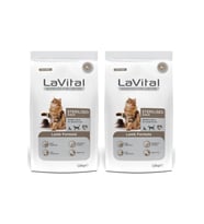 Lavital Sterilised Kuzulu Kısırlaştırılmış Kuru Kedi Mamasi 1.5 Kg X 2 Adet (Kahverengi)