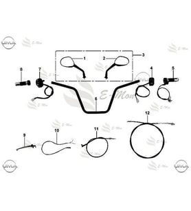 MONDİAL E-MON CYCLONE KM TELİ 87 CM ORJ