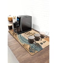Valerine Life Barista Kahve Barı Matı 40x90cm Espresso Makinesi Çaycı Altlığı Fener Kahvesi
