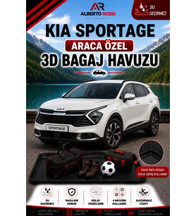 Kia Sportage ÜST 2026 - 2026 Araca Özel 3D Bagaj Havuzu