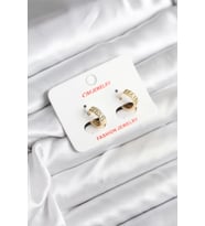 14K Gold Renk Kaplama CM Kadın Küpe - TJ-BKP11407