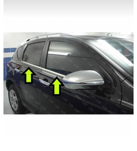 QASHQAİ CAM ÇİTASI KROM 2007 2008 2009 2010 2011 2012 2013 2014